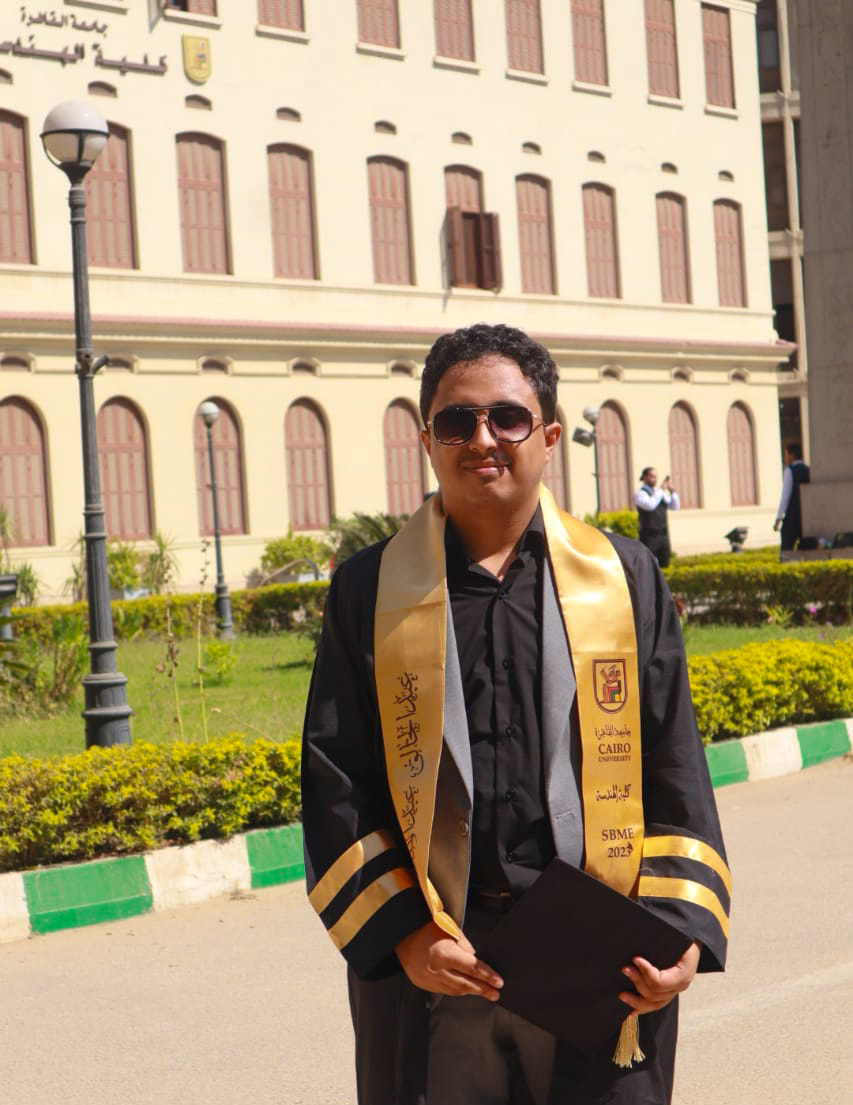 AbdulKhalek at his Cairo University graduation